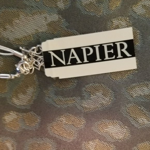2/$25 Napier 18" Silver Pendant on Triple Chain - Picture 3 of 4